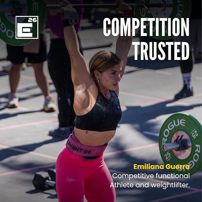 Element 26 Self-Locking Weight Lifting Belt - Premium Weightlifting Belt for Serious Functional Fitness and Olympic Lifting Athletes - Lifting Support for Men and Women - Deadlift Training Belt