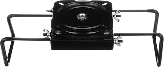 Attwood 15700-3 Seat Mount, Clamp-On With Swivel, Adjusts from 7 ½ inches to 18 inches, Black, Powder-Coated Steel