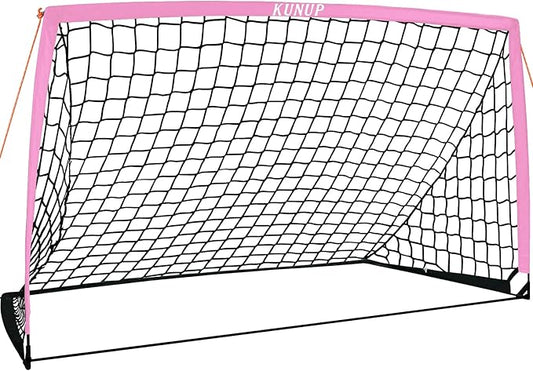 5×3 6x4 9x5 FT Portable Kids Soccer Goal for Backyard, Foldable Soccer Practice Net with Carrying Bag for Toddler Youth Adult Pop Up Soccer Training Equipment Indoor and Outdoor Sports Game