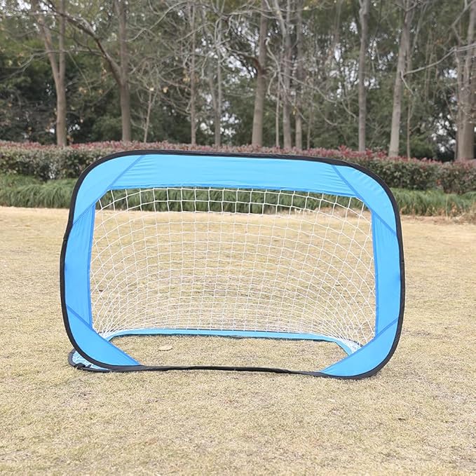 Pop Up Soccer Goal, Portable Folding Soccer Goal with Carrying Bag, Beach Soccer Goals, Indoor and Outdoor Soccer Training Equipment