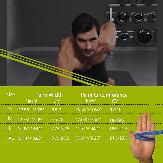 Workout Gloves for Men and Women, Breathable Exercise Gloves for Weight Lifting, Cycling, Gym, Training, Fitness