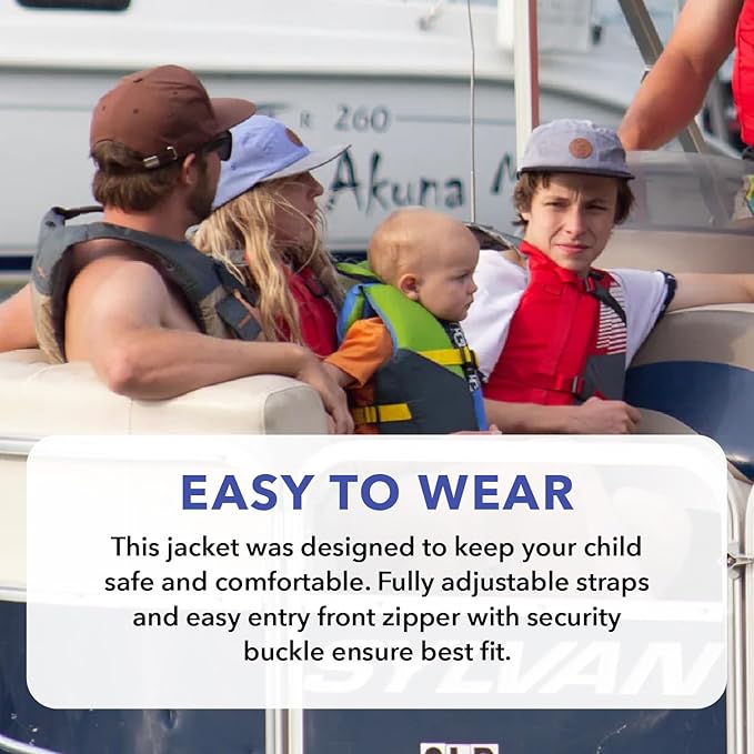 Stohlquist Infant Life Jacket, US Coast Guard Approved, Type II Life Vest (20-30 lbs) for Babies and Toddlers, Support Collar with Grab Handle, PFD for Pools, Lakes and Boating