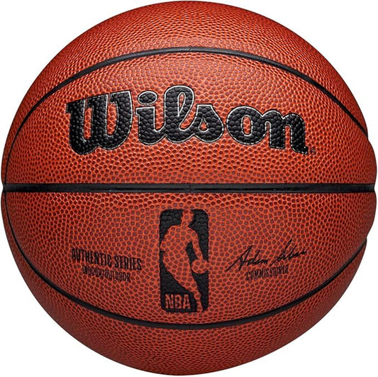 WILSON NBA Authentic Indoor/Outdoor Basketballs - Size 3, Size 6 and Size 7