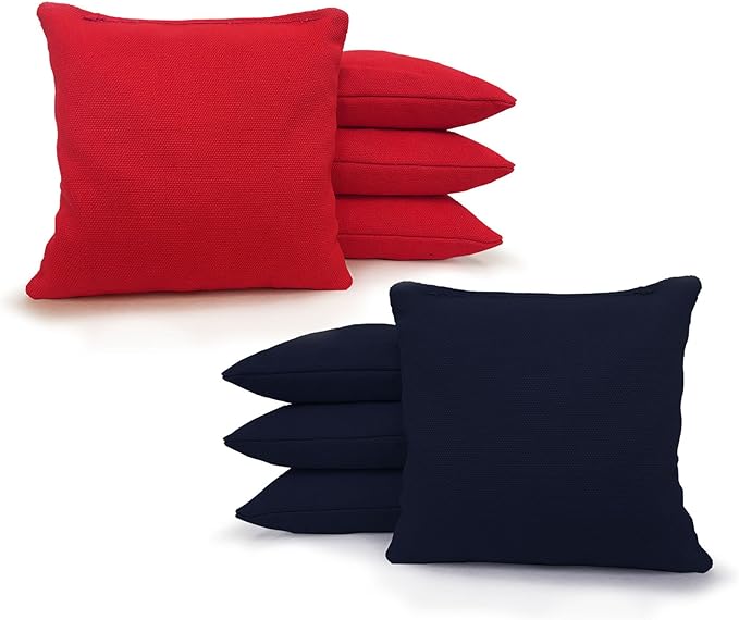 Tailgating Pros American Themed Lightweight Corn Hole Board Set w/Bean Bags and Carrying Case - 4'x2' Cornhole Toss