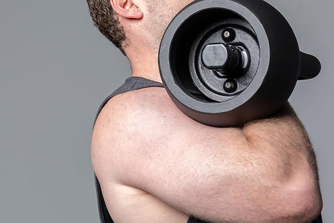 Rep Fitness Adjustable Kettlebell with Matte Powder Coating – Quickly Select From Multiple KG or LB Weight Options for HIIT and Cross-Training Workouts