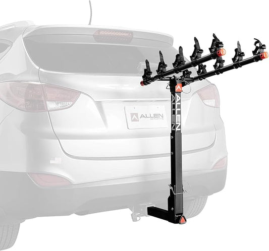Allen Sports Deluxe Quick Install 5-Bike Hitch Rack, Model 1550RR, Black