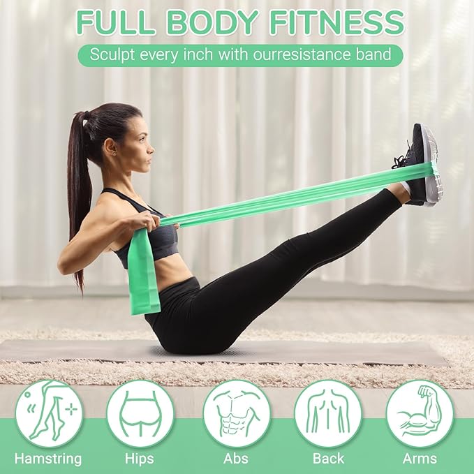 TOPZGLEEY Pilates Ring Set – 14" Anti-Deformation Magic Circle with Padded Handles, Mini Ball, 5 Resistance Bands, Guide, Pilates Equipment for Home Workout