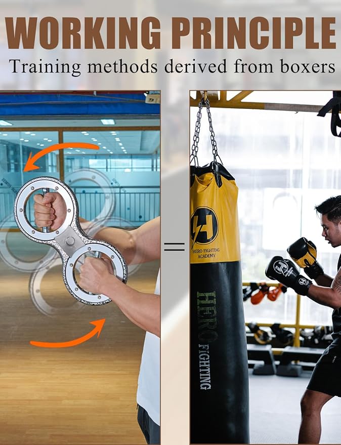 Fitarc 12 Pounds Rotator Burn Machine,Spinning Burn Rotator,Grip Strength Trainer,Arm Workout Equipment,Multifunctional Hand and Forearm Trainer,Arm and Shoulder Strength Training for Home and Gym