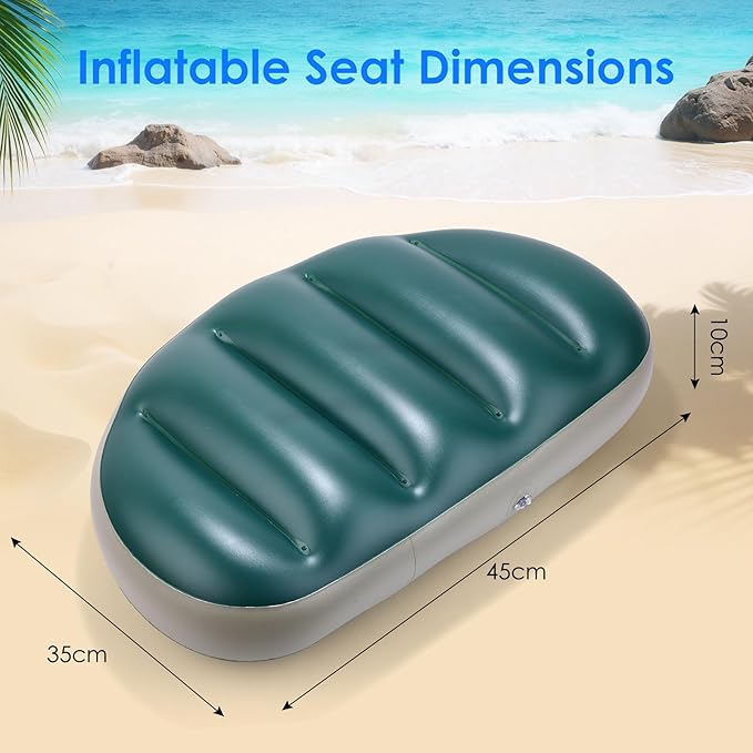 2 Pack Kayak Seat Cushions, Waterproof, Thicken, Canoe Seats, Kayaking Accessories, Kayak Seat Pad, Sit On Top Kayak