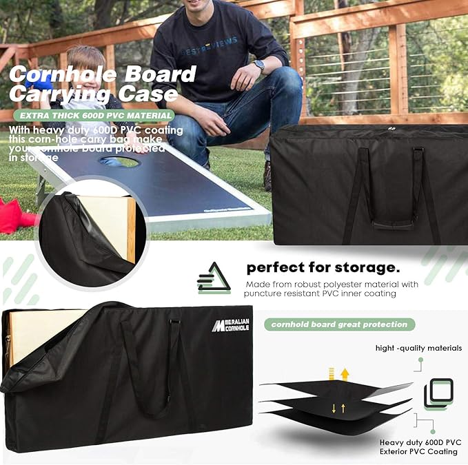 College Team Cornhole Boards, 2x4 Regulation Corn Hole Game Set, Officially Licensed Cornhole Game, Perfect for Tailgates