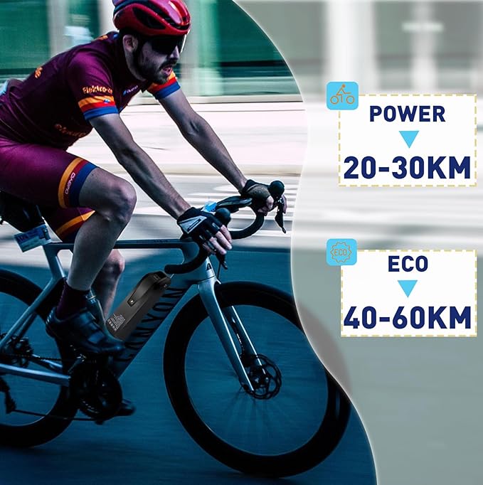 UAZ 36V 48V 52V Ebike Battery 4 Pin 10Ah 15Ah 20Ah Electric Bike Battery with 40A BMS Safe Lock, Led Indicator Light, for 200-1500W Motor Tricycle, Mountain Bicycle Batteries (48V10AH-4PIN)