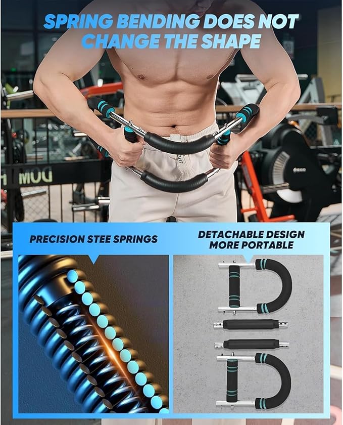 Twister Arm Trainer, 40-100lb Adjustable Arm Trainer for Men, Arm Trainer with Chest Workout Equipment, Forearm Triceps Chest Enhanced Exercise Strengthener, Portable Gym Home Fitness Equipment