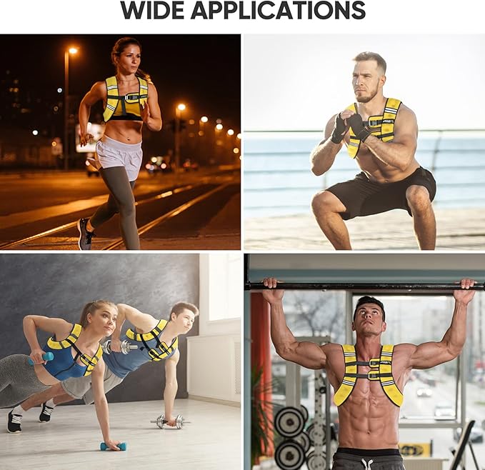 APEXUP Weighted Vest Men Women, Weight Vest for Women Workout Equipment for Strength Training Running
