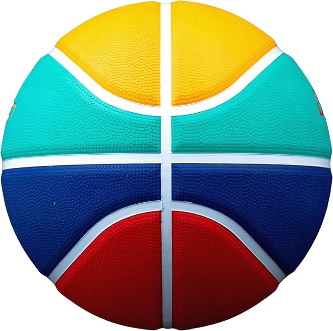 Baden | Legend Court Canvas | Creative Design Outdoor Rubber Game Basketball | Youth & Adult Size 5,6,7