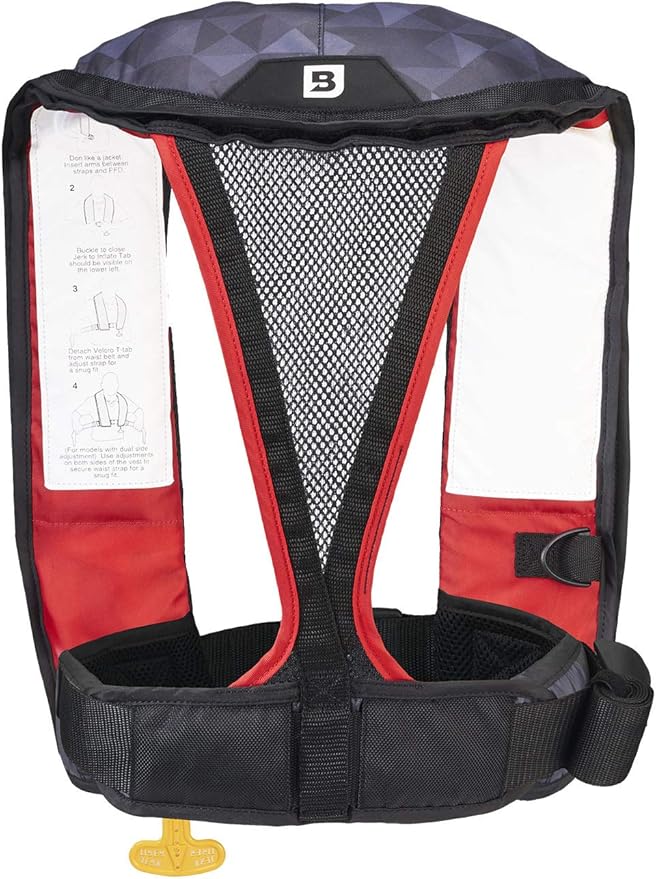 BLUESTORM Atmos 40 Automatic/Manual Inflatable PFD Life Jacket for Adults | US Coast Guard (USCG) Approved Life Vest