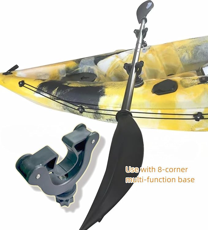 Paddle Holder, Canoe Support Frame, Used with Octagonal Multifunctional Base for Kayak Paddle Placement