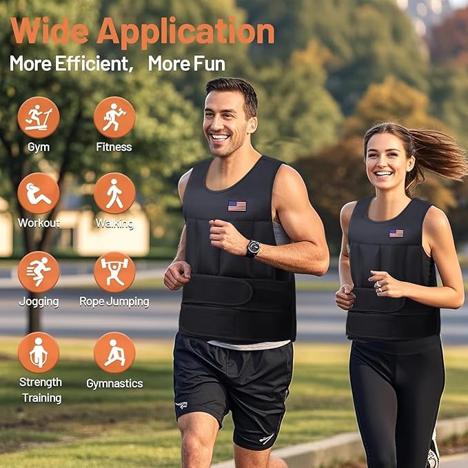 Adjustable Weighted Vest for Men Women,2-20 Lbs Adjustable Weighted Vest with Straps Womens Running Weight Vest for Walking Strength Training Fitness