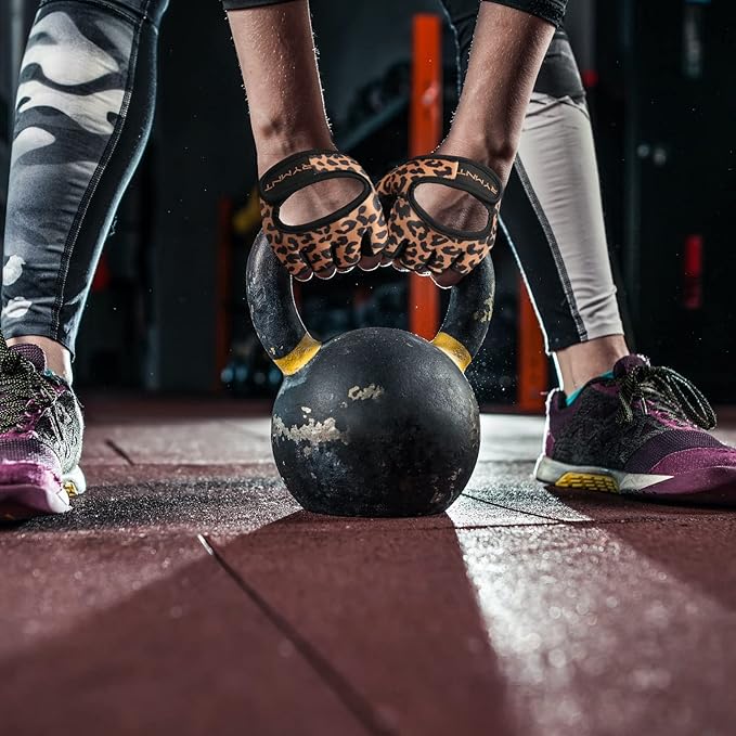 Minimal Weight Lifting Gloves,Short Micro Workout Gloves Grip Pads with Full Palm Protection & Extra Grip for Men Women Weightlifting,Gym,Exercise Training