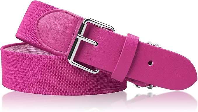 Stelle Baseball/Softball/Fastpitch Belt Girls Sports Elastic Adjustable Boys Uniform Belts Youth and Adult Sizes