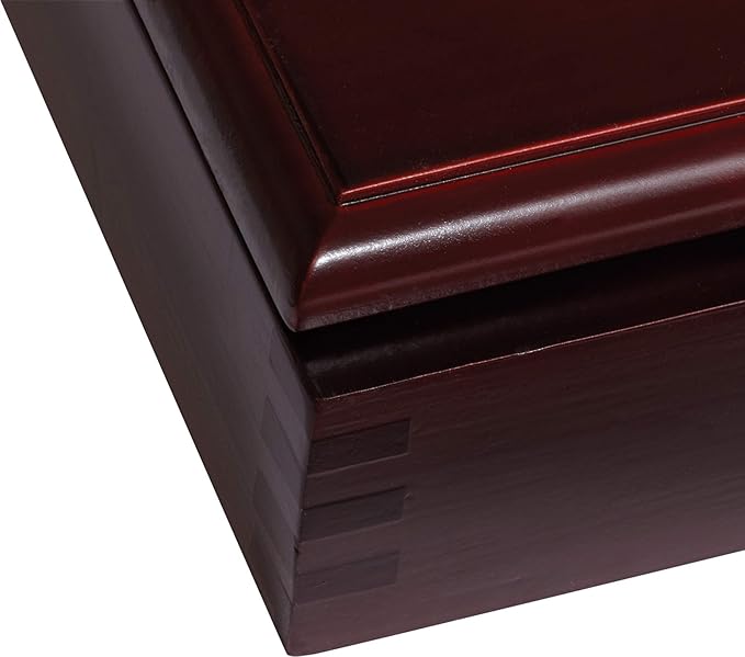 Viper Hudson Sisal/Bristle Steel Tip Dartboard Cabinet, Mahogany Finish