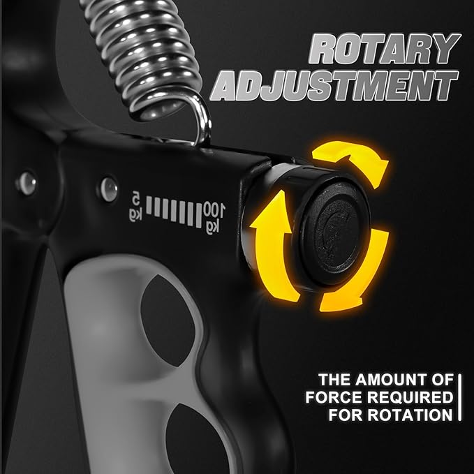 Grip Strength Trainer,Adjustable Resistance Forearm Strengthener,Five Fingers Hand Grips Strengthener with Digital Counter, Handgrip Strength Trainer, Hand Workout Grip