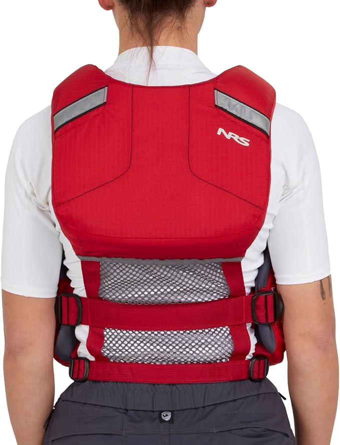 NRS Chinook OS Lifejacket (PFD) – Coast Guard Approved Adult Life Jacket for Off-Shore Kayaking, Fishing & Boating – Reflective Fishing Personal Flotation Device – Men's & Women's Life Vest