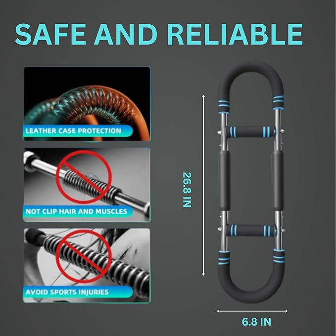 Twister Arm Trainer for Men, Chest Workout Equipment, Chest Exerciser, Gorilla Bar Arm Trainer, Arm and Chest Muscle Workout Equipment, Home Gym Fitness Accessory( Count 1)