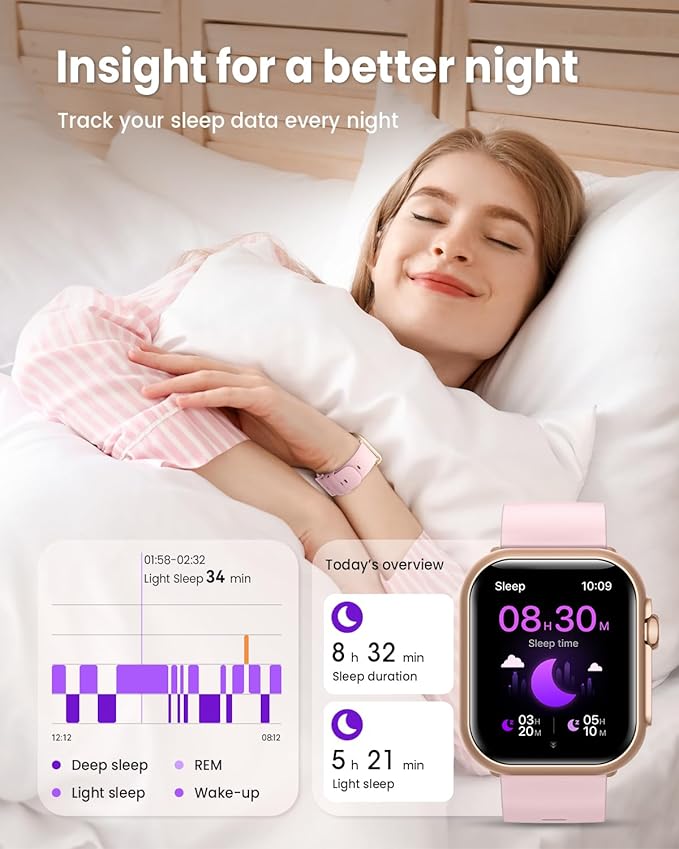 Smart Watch for Men for Android iPhone: Smart Watch with 100 Day+Battery Life Make/Answer Call Blood Oxygen Sleep Heart Rate Monitor 5ATM 120+ Sport Mode Fitness Tracker Watch Pedometer Gold 2Band