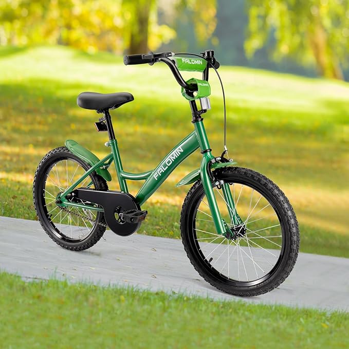 14/16/18 Inch Children’s Bike for Toddlers Kids Ages 3-9, Safe Non-Slip Tires, Removable Training Wheels, Coaster Brake, Easy Assembly, Perfect for Boys and Girls, Multiple Color
