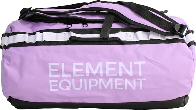 Element Equipment Trailhead Duffel Bag Shoulder Straps Waterproof Violet/Lavendar Medium