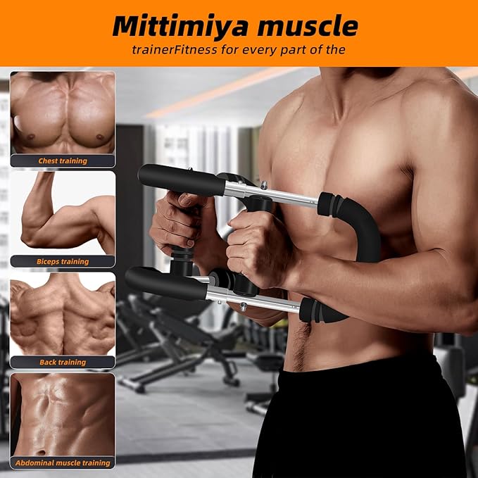 Twister Arm Trainer, Women's arms, Men's Chest, Shoulder and Forearm Muscle Training Fitness Equipment, Portable Spring Resistance Home Fitness Equipment