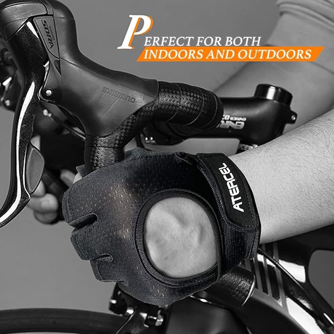 ATERCEL Weight Lifting Gloves Full Palm Protection, Workout Gloves for Gym, Cycling, Exercise, Breathable, Super Lightweight for Mens and Women