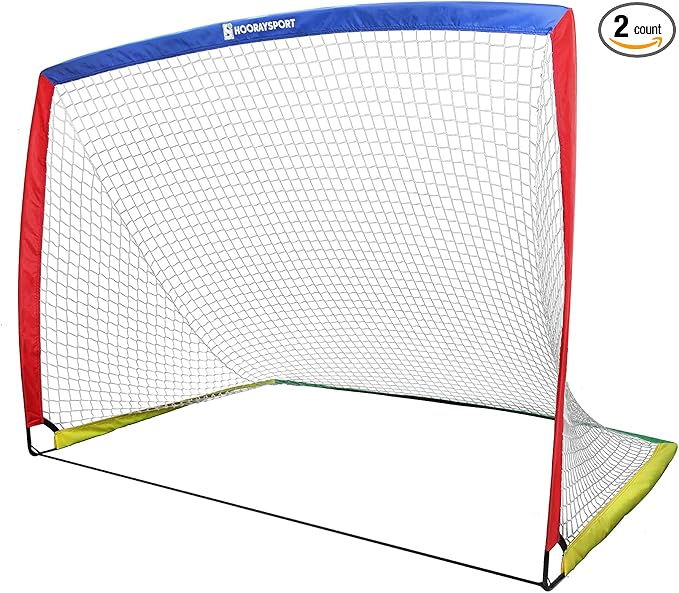 Soccer Goal, Portable Soccer Goals for Backyard, Pop Up Soccer Goal, Soccer Net for Indoor or Outdoor Practice and Training