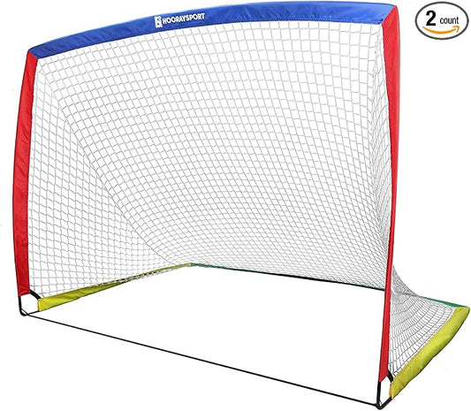 Soccer Goal, Portable Soccer Goals for Backyard, Pop Up Soccer Goal, Soccer Net for Indoor or Outdoor Practice and Training