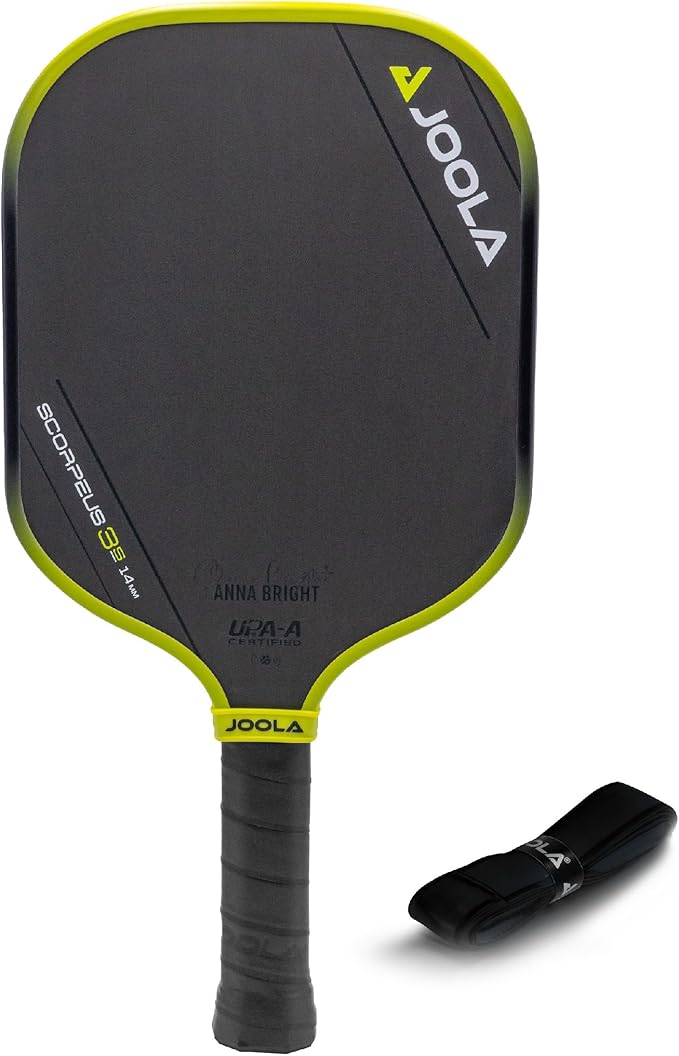 JOOLA 3S Pickleball Paddles – Raw Carbon Fiber Surface – Ben Johns Perseus, Hyperion, Scorpeus & Magnus Shapes – Elongated, Wide Body & Aero Curve Designs – 14mm/16mm Paddles – UPA-A Certified