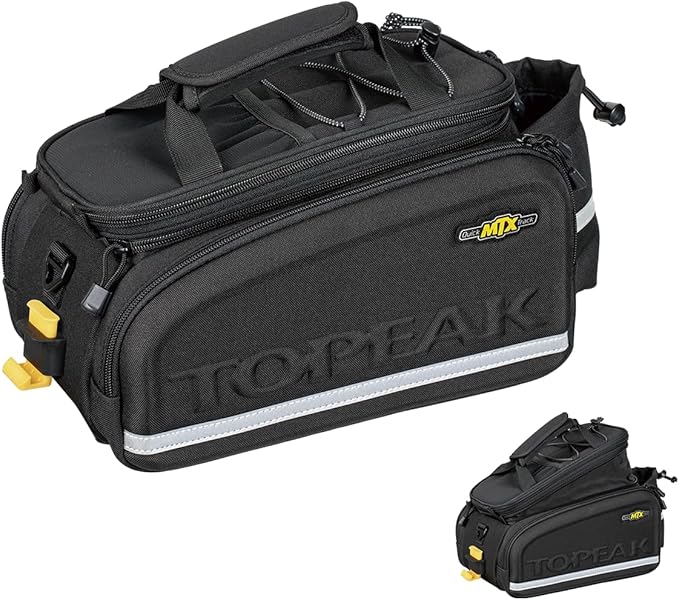 Topeak MTX TrunkBag - Rear Bicycle Bag - Spacious Storage and Easy Mounting
