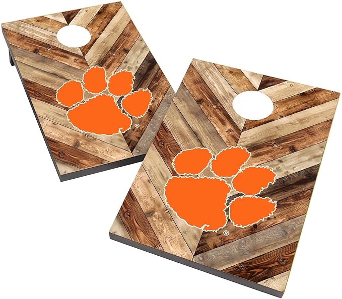 College Team Cornhole Boards, 2x4 Bag Toss Game Set, Officially Licensed Cornhole Game, Perfect for Tailgates