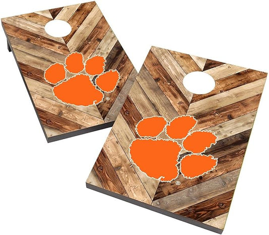 College Team Cornhole Boards, 2x4 Bag Toss Game Set, Officially Licensed Cornhole Game, Perfect for Tailgates