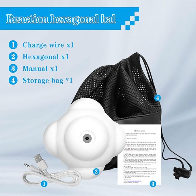 Agile Reaction Training Ball Set, 6 Colors Online/Offline Mode Speed Agile Reaction Ball Equipment Quick Response Training Ball Reflex Ball Tools for Enhancing Speed and Agility