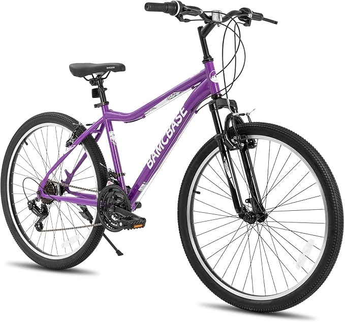 Hiland Adult 26 Inch Mountain Bike, Mens and Womens Bicycle with 21 Speed, High-Carbon Steel Frame Mountain Bicycle, Sport MTB for Men Women