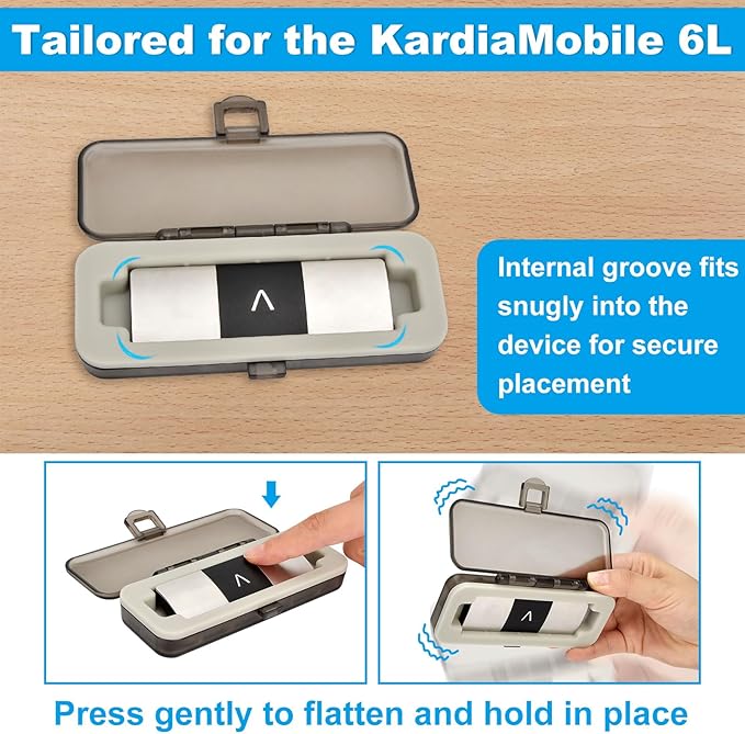 iGuerburn Hard Case for KardiaMobile 1L/6L/6L Max EKG Monitor, Kardia Mobile Heart Monitor Case, Safe to Carry & Provides Tough Protection