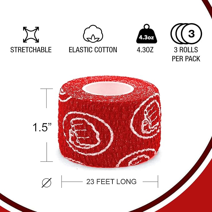 WOD Nation Flexible Hook-Grip Athletic Tape – Easy-Tear, Sweat-Proof Thumb & Finger Strips for Weightlifting