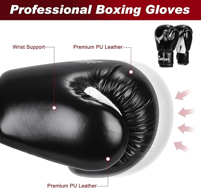 XDDIAS Punching Bag with Stand, 70'' Freestanding Punching Bag for Adult, Heavy Boxing Bag with Suction Cup Base Kickboxing Bag for MMA Muay Thai Fitness
