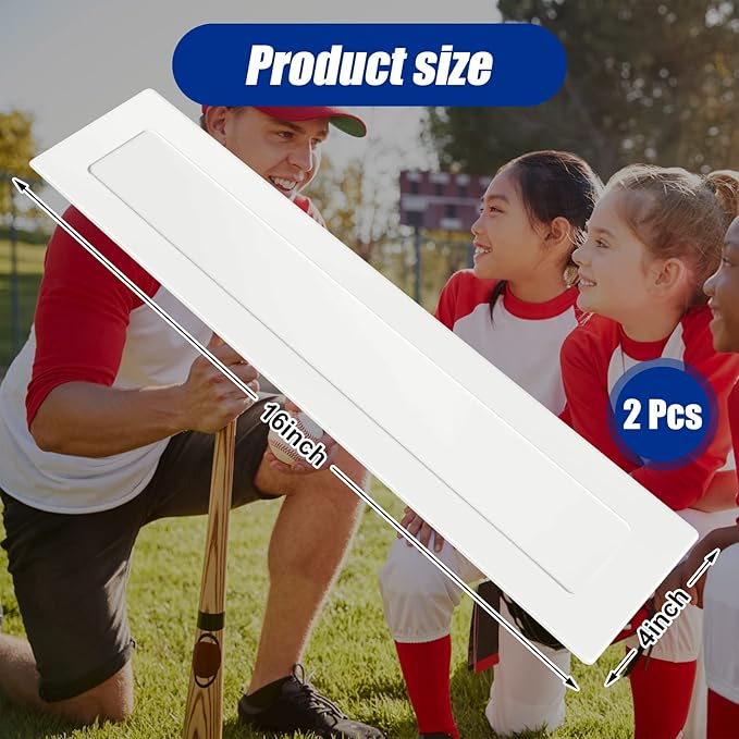 Baseball Pitching Rubber Thin Rubber Throw Down Pitcher's Mound Portable Pitching Mound Bases Plate Mat for Baseball Softball Pitcher Practice Drills Training Skill Camps