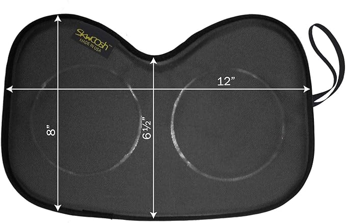 Skwoosh Dragon Boat AGP Gel Pad for Rowing, Sculling, Sweep, Concept2, Ergo Training, WaterRower | Made in USA