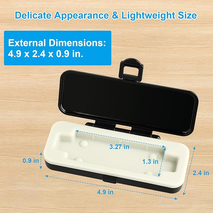 iGuerburn Hard Case for KardiaMobile 1L/6L/6L Max EKG Monitor, Kardia Mobile Heart Monitor Case, Safe to Carry & Provides Tough Protection
