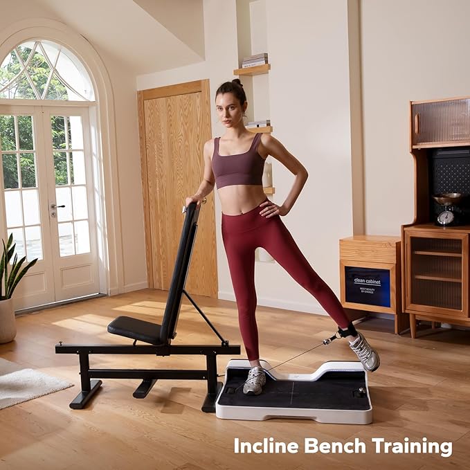 Gym Pal All-in-One Smart Home Gym Machine, Total Body Resistance Strength Training Machine, Fitness Trainer with 200+ Curriculum and 4 Training Modes, Portable Gym & Home Exercise Equipment