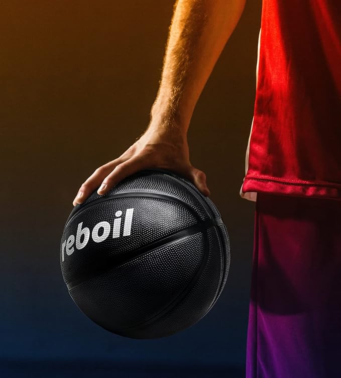 Premium Rubber/Leather Basketball - Kids & Youth, Size 3/4/5/6/7