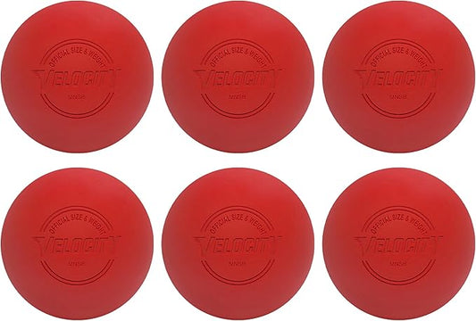 Velocity Lacrosse Balls - 1, 2, 3, 6, 12, 18, 24, 36, 60 and 120 Packs - for Practice, Official NFHS and College Approved Size