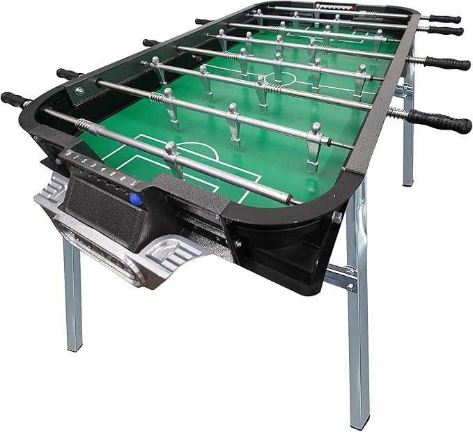 Outdoor Foosball Table Adult Size - Game Tables for Adults with Balls & Players - Soccer Table Game for Indoor Use - Weatherproof Perfect for Tournaments